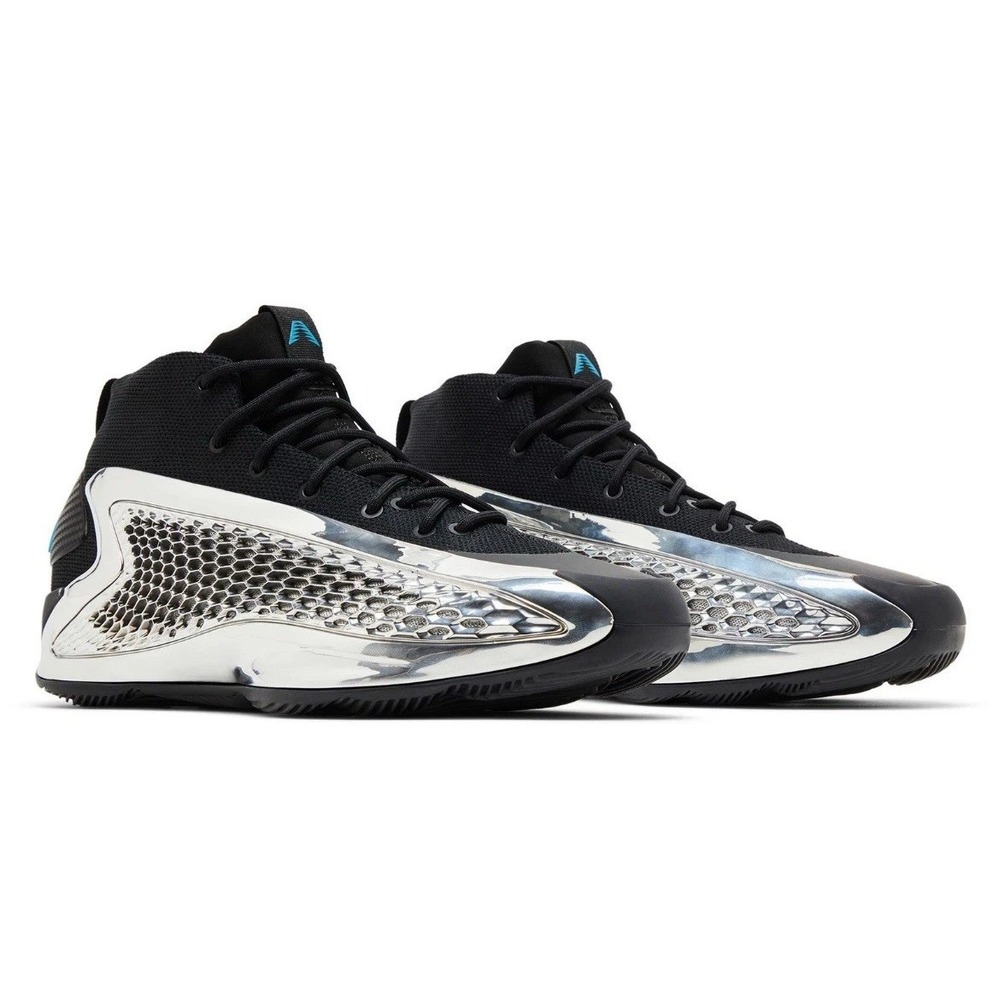 Mens Sz 10- ADIDAS Anthony Edwards 1 Mid Chrome Basketball Shoes Sneakers JI0424